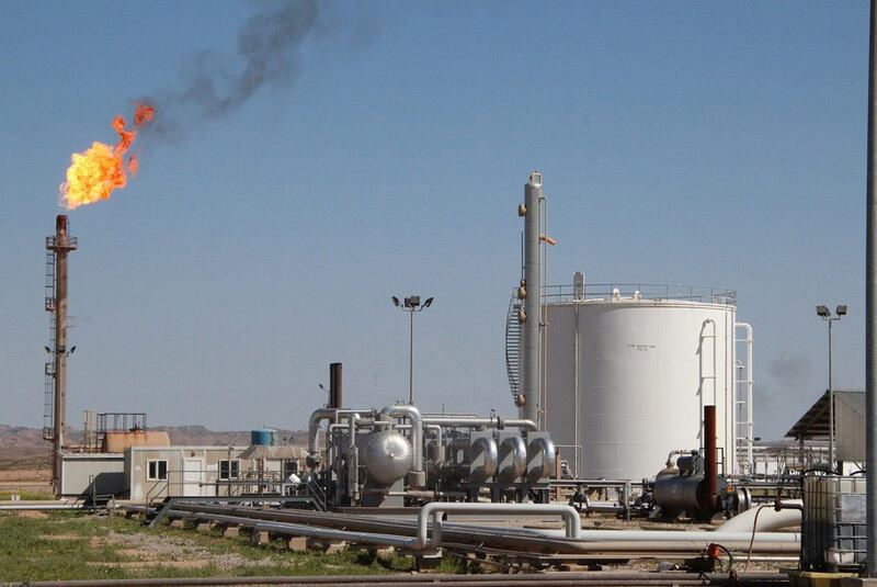 A Dana Gas refinery in the Kurdistan Region of Iraq. The company's output in the KRI remained unchanged on an annual basis. Wam