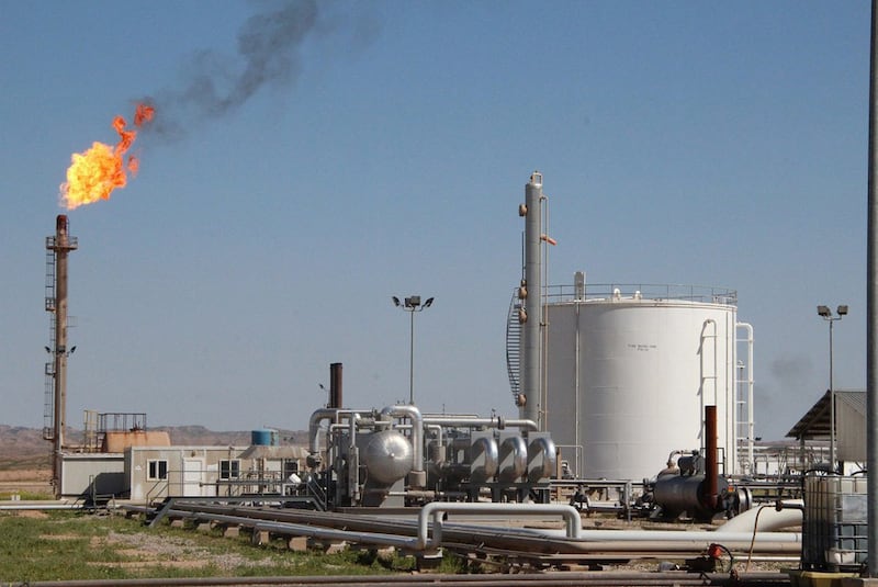 A Dana Gas plant in the Kurdistan Region of Iraq. The company's output in the region reached a record level in December. Wam