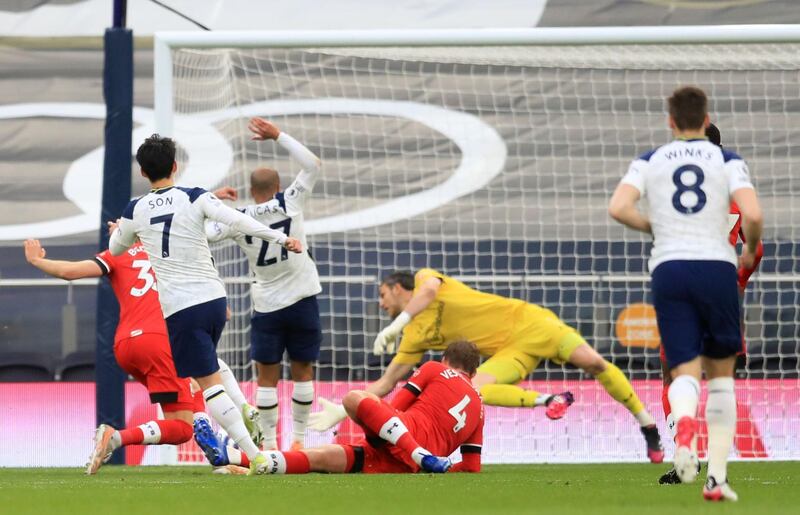 SOUTHAMPTON RATINGS: Alex McCarthy: 6 – The goalkeeper had a quiet game, making some routine saves and claiming well for his side. He was unable to do anything about Bale’s well-placed finish in the second half, or Son’s penalty. Reuters