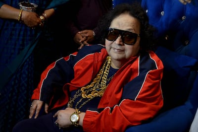 Bappi Lahiri was often referred to as the 'disco king' of Bollywood. AFP