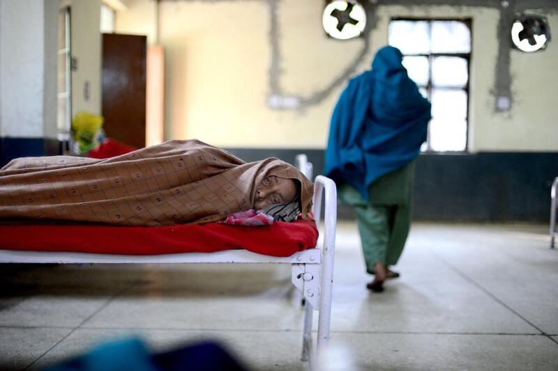 An Indian tuberculosis patient rests at the Rajan Babu Tuberculosis Hospital in New Delhi. India must stop its doctors prescribing “irrational” treatments to cure tuberculosis, medical humanitarian group Medecins Sans Frontieres said, warning the practice is increasing drug-resistant strains of the disease. Chandan Khanna / AFP