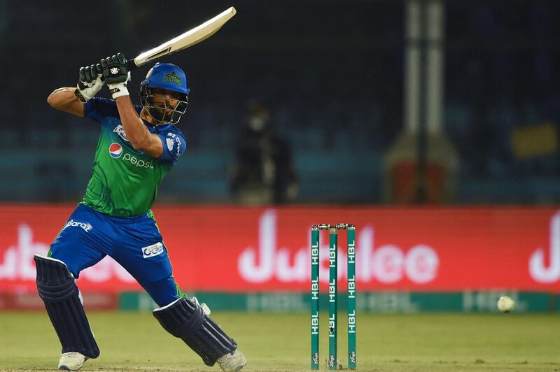 3 Shan Masood (Multan Sultans)
Once a stodgy Test opener, now the go-getting captain of the PSL’s outstanding side. It has been quite the transformation for the Kuwait-born batsman.  AFP