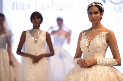 The fashion shows at Bride Abu Dhabi could inspire your perfect wedding dress. Courtesy The Bride Show