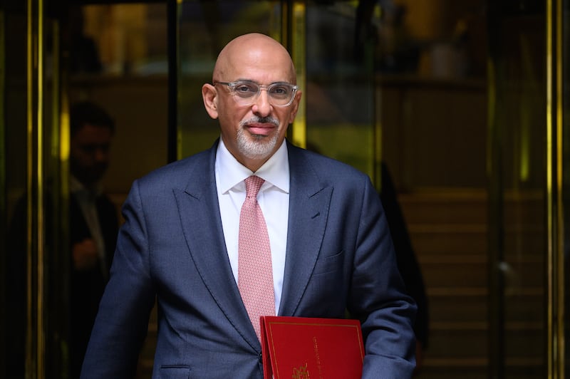 Chancellor of the Exchequer Nadhim Zahawi. Getty