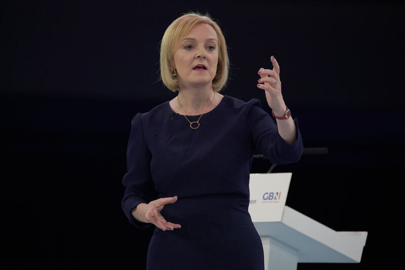 Liz Truss's has maintained economic optimism and suggests a recession in Britain can be averted. PA