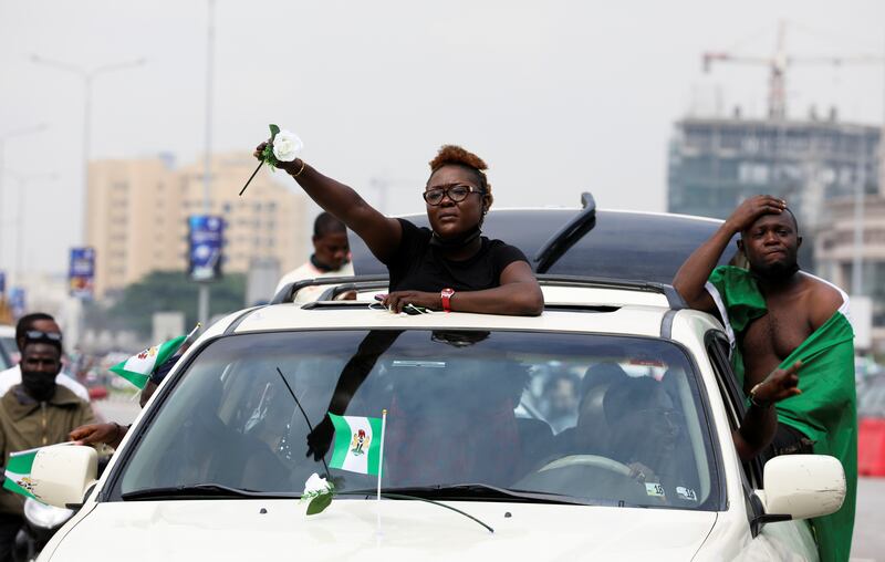 The EndSARS protest erupted in Nigeria last year after a video of a man being killed by the notorious Special Anti-Robbery Squad police unit went viral.  Reuters