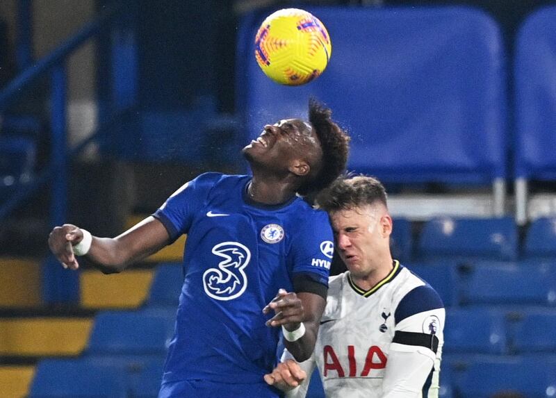 Tammy Abraham – 7. Looked a threat with what little of the ball he saw in the first half, and had the better of Dier a number of times. Might have done better with some fine deliveries by James, though. Reuters