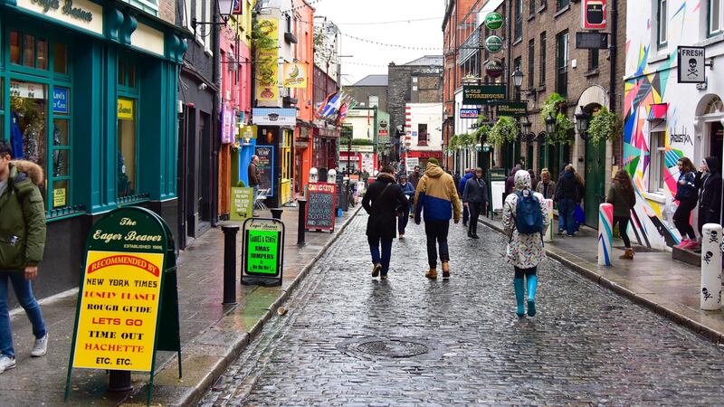 Temple Bar area Dublin