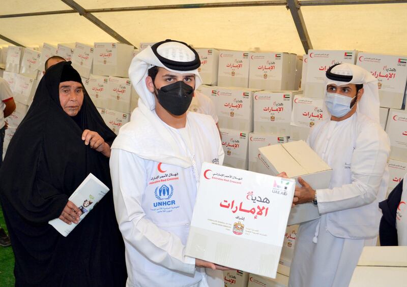 ERBIL, 27th May, 2021 (WAM) -- The Emirates Red Crescent has launched the first phase of a vaccination programme to inoculate 15,000 Syrian refugees and Iraq displaced persons in Iraqi Kurdistan refugees camps with COVID-19 Sinopharm. Wam