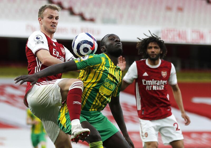 Rob Holding: 6 – The Arsenal captain was a strong aerial presence at the back, clearing up any of the longer balls put forward by the away side. He also kept Diagne quiet before he was subbed off early in the second half. EPA