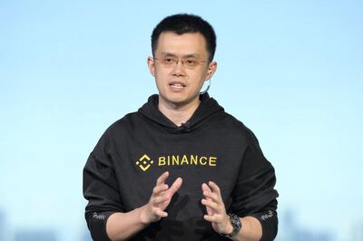 Zhao Changpeng, chief executive officer of Binance, speaks during a Bloomberg Television interview in Tokyo, Japan, on Thursday, Jan. 11, 2018. The world’s biggest cryptocurrency exchange keeps getting bigger. Binance.com is adding “a couple of million” registered users every week, with 240,000 people signing up in just an hour on Wednesday, said Zhao. Photographer: Akio Kon/Bloomberg