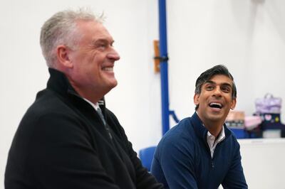 Prime Minister Rishi Sunak has not commented on the remarks made by Lee Anderson (left). PA