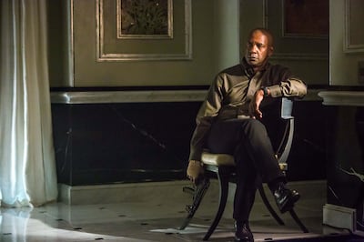 Washington in his first outing as former marine Robert McCall in the 2014 Equalizer film. Columbia Pictures