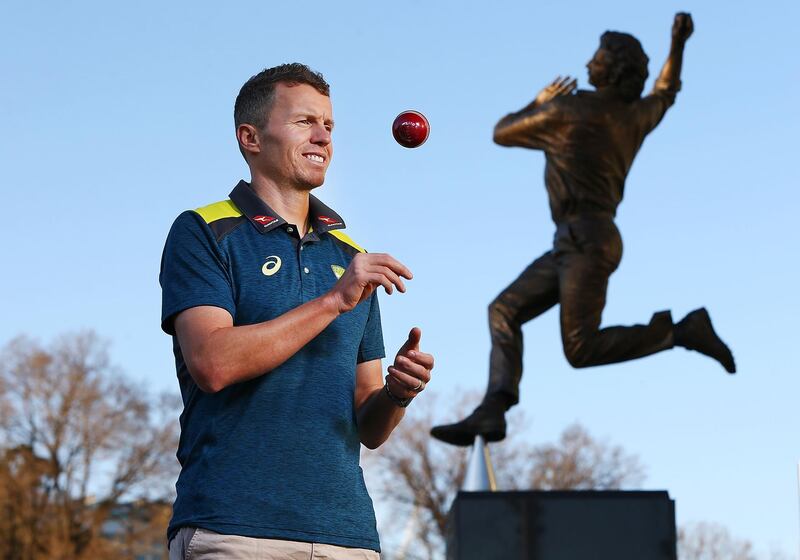 MELBOURNE, AUSTRALIA - SEPTEMBER 11:  Peter Siddle poses after the Australia Test squad announcement at the Melbourne Cricket Ground on September 11, 2018 in Melbourne, Australia.  (Photo by Michael Dodge/Getty Images)