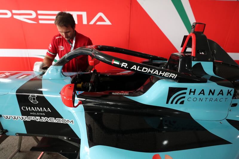 Rashid Al Dhaheri is currently competing at the F4 UAE Championships ahead of the European season in Formula 4.
