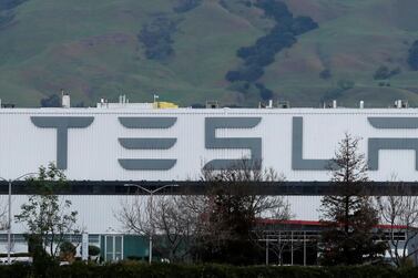 Tesla has been ordered by Alameda County to keep its plant in the US closed due to the coronavirus pandemic. EPA 