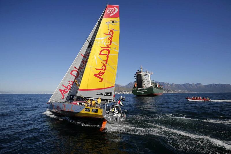 Azzam has been the leading boat in the ongoing edition's Volvo Ocean Race. Mike Hutchings / Reuters