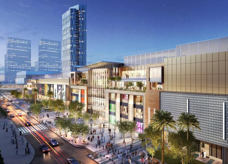 A rendering of Al Maryah Central which is set to be completed in 2018. Courtesy Gulf Related