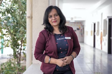 Shiny Davison, director of learning at Gulf Model School in Dubai, said her purpose was to help pupils who needed her. Antonie Robertson / The National