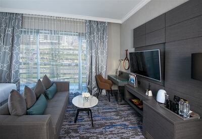 A deluxe king room at Edge Creekside Hotel. Photo: Edge Hotels