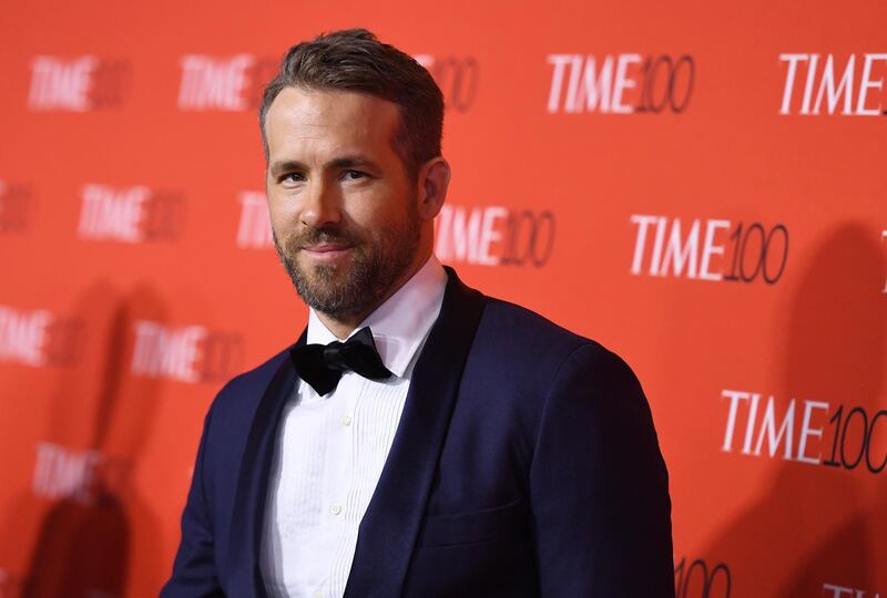 Ryan Reynolds attends the 2017 Time 100 Gala at Jazz at Lincoln Center on April 25, 2017 in New York City. (Photo by ANGELA WEISS / AFP)