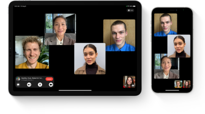 People using an Android device can now join FaceTime calls. Photo: Apple