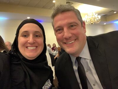 Michelle Novak is a supporter of Democratic Senate candidate Tim Ryan. She says Republican JD Vance, who is from her town, says as a member of the Middletown community, she 'feels a little used' by Vance's campaign. Photo: Facebook