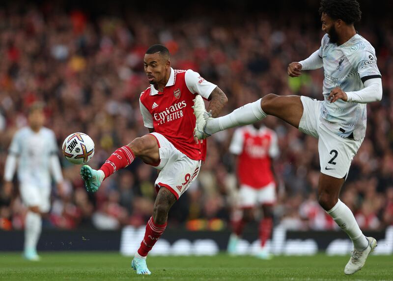 Gabriel Jesus - 7

The Brazilian kept defenders occupied while never quite hitting the heights of his recent form. He earned the game-winning penalty before being withdrawn in stoppage time for Nketiah. 
AFP
