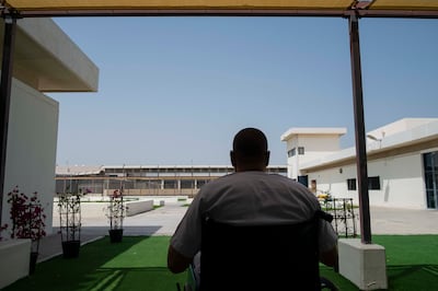 The inmate at Dubai Central Prison spends his days learning the Quran and helping others to rehabilitate. Antonie Robertson / The National