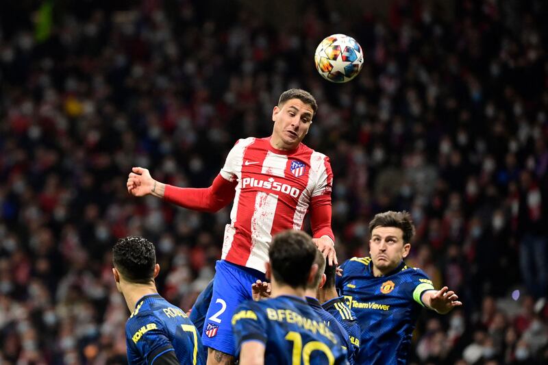 Jose Maria Gimenez 7 -  Looked certain to score in the third minute, but a superb block by Lindelof denied him. Defended well and wasn’t greatly troubled by United. AFP