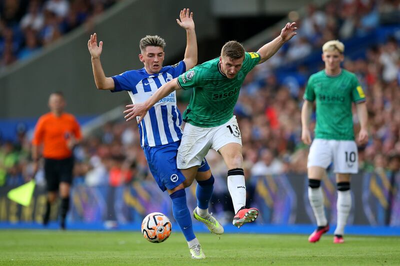 Billy Gilmour - 8. Picked out Ferguson with an incisive pass early in the game. Had a huge hand in Brighton's opener as his shot was parried into the path of Ferguson to score. Did well to dispossess Guimaraes and find Ferguson in space to double the home side’s lead.  Getty