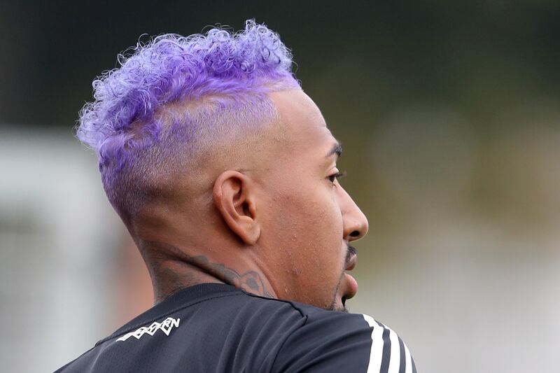 Jerome Boateng sports a new hair cut and colour. Getty