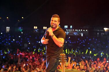 Amr Diab performed as part of the Jeddah Season earlier this month. Picture courtesy FLASH Entertainment