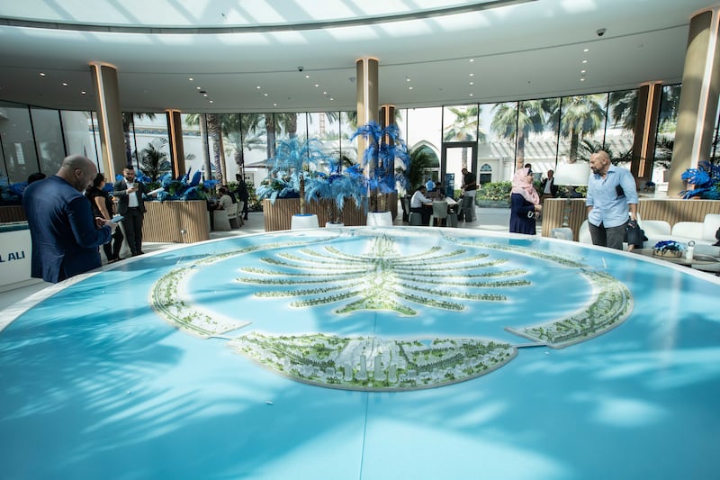 Nakheel, the developer behind The Palm Jumeirah, launched the first waterfront villa project on the Palm Jebel Ali in 2023. Leslie Pableo / The National