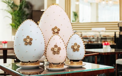The eggs are available to order from March 29 to April 7. Photo: Bijou Patisserie