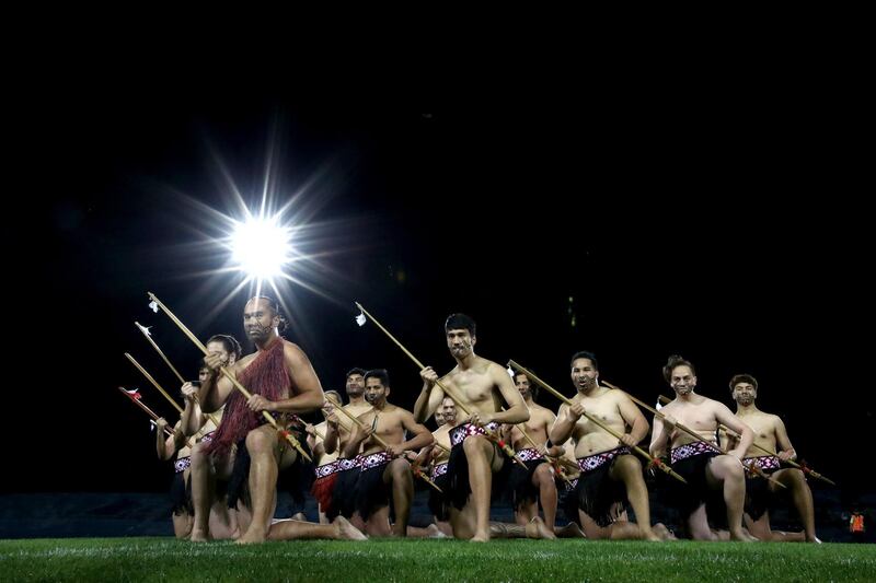 A maori cultural group performs before the round six Mitre 10 Cup match between Bay of Plenty and Waikato at Rotorua International Stadium in Rotorua, New Zealand. Getty Images