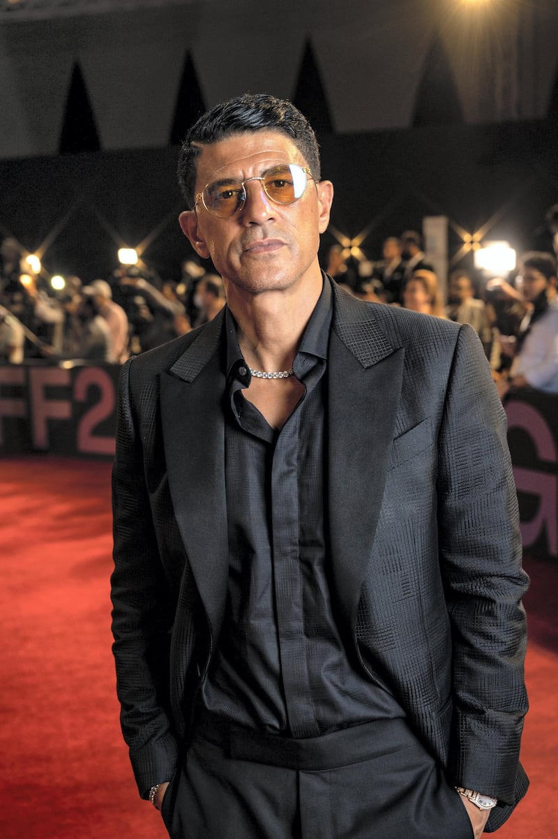 French Moroccan actor Said Taghmaoui arrives to the opening ceremony of 4th edition of El Gouna Film Festival, in El Gouna, Egypt on October 23, 2020.