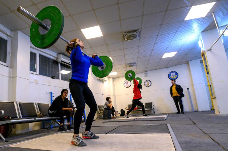 Woman in Iraq are slowly taking part in more and more sporting activities.