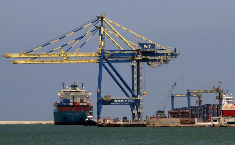 Tripoli port has a smaller capacity than Beirut but has deeper waters and can handle larger ships. AFP