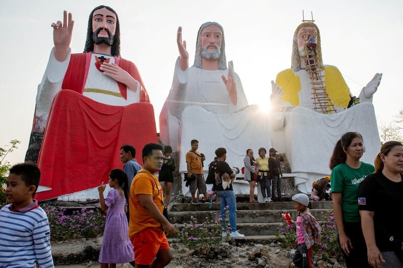 Filipino Catholics in San Miguel, Bulacan province, Philippines. Reuters