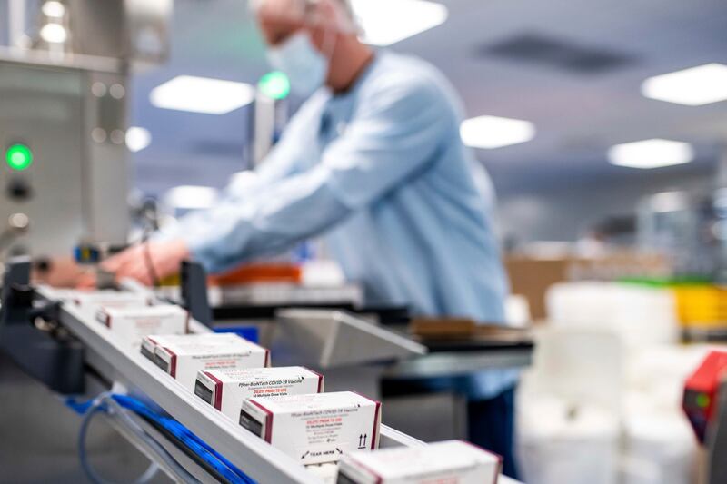 WTO members will have six months to decide whether to extend the measures they agreed to on Friday 'to cover the production and supply of Covid-19 diagnostics and therapeutics'. Photo: AP
