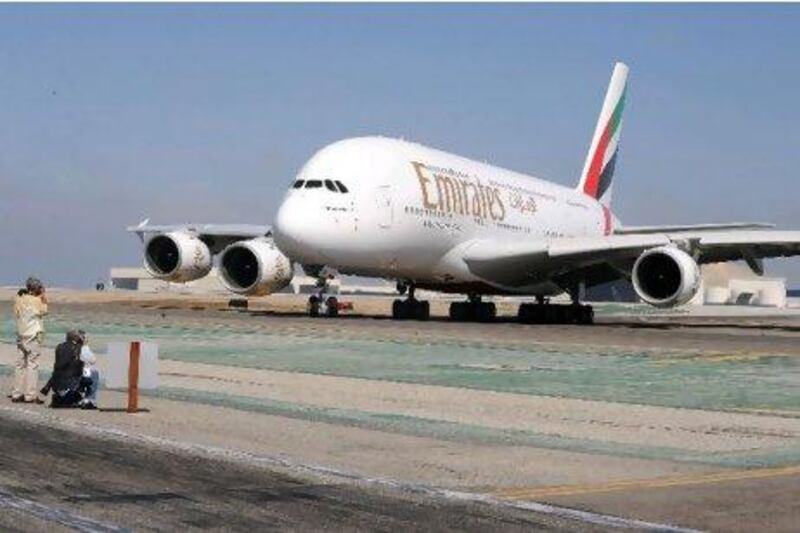 By 2015 Emirates will have 60 A380s in operation. Robyn Beck / AFP