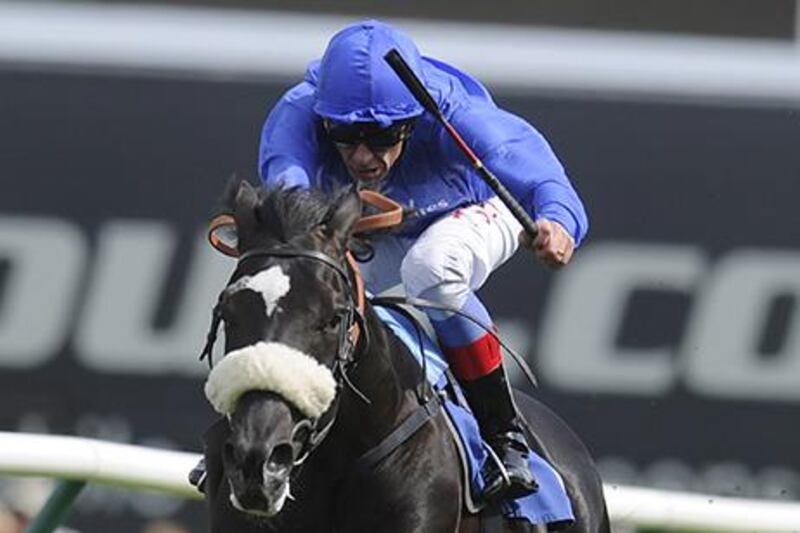 Trainer Charlie Appleby of Godolphin is sending Cap O'Rushes, above, and Libertarian into the St Leger. Joining them will be trainer Saeed bin Suroor's Secret Number. Alan Crowhurst / Getty Images