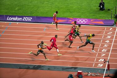 CYPC2H Usain Bolt (JAM) winning Men's 100m Final at the Olympic Summer Games, London 2012