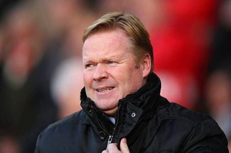 Ronald Koeman manager of Southampton looks on during their Premier League match against Everton at St Mary's Stadium on December 20, 2014 in Southampton, England. (Photo by Bryn Lennon/Getty Images)