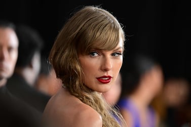 US singer-songwriter Taylor Swift arrives for the 66th Annual Grammy Awards at the Crypto. com Arena in Los Angeles on February 4, 2024.  (Photo by Robyn BECK  /  AFP)