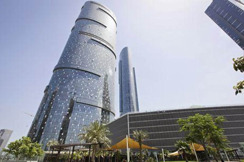 Sorouh, the developer of the Sun and Sky towers on Reem Island, expects to put 2,133 flats in The Gate on to the rental market. Micaela Colace for The National