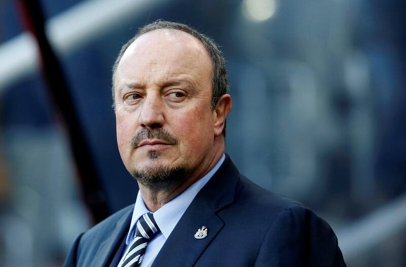 FILE PHOTO: Britain Football Soccer - Newcastle United v Derby County - Sky Bet Championship - St James' Park - 4/2/17 Newcastle United manager Rafa Benitez Mandatory Credit: Action Images / Ed Sykes/File Photo