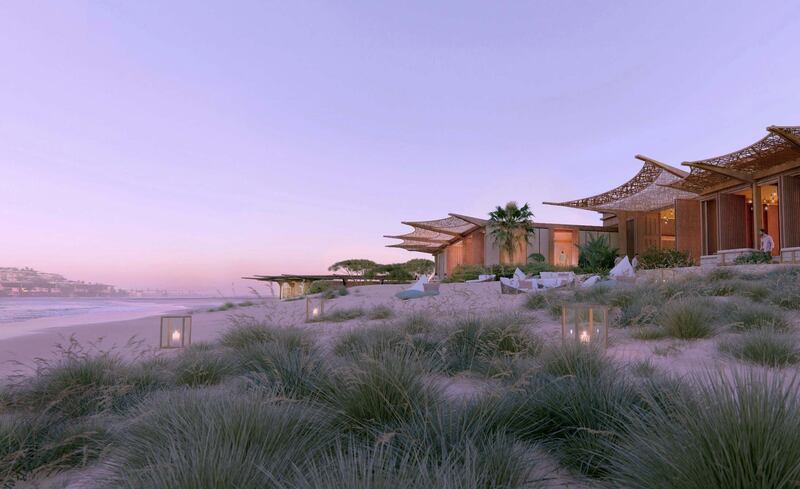 Jumeirah's hotel at the Red Sea will have open-plan suites with views of the pristine shorelines.