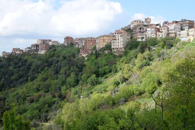 MA0NYP A general view of a village in Kabylie, Tizi ouzou, Algeria